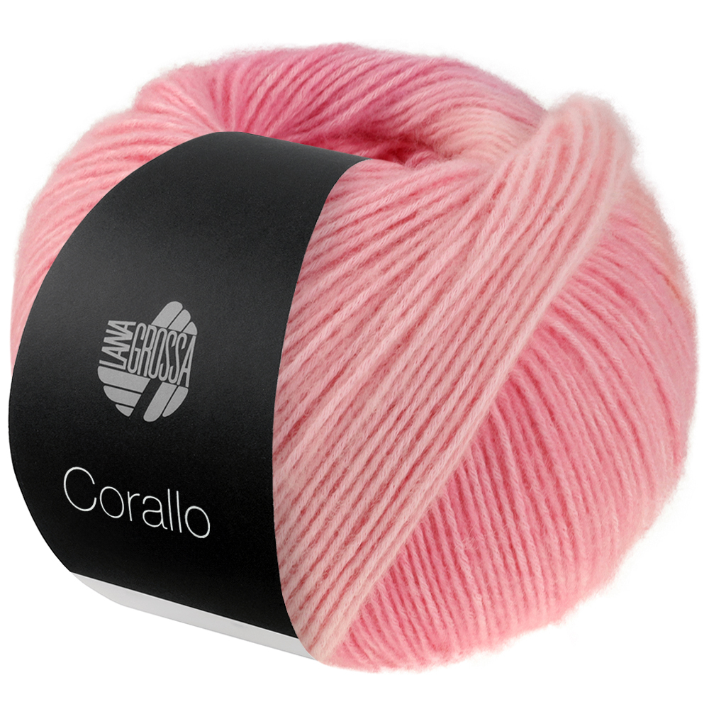 Lana Grossa Corallo 003 Zartrosa/Rosa 100g
