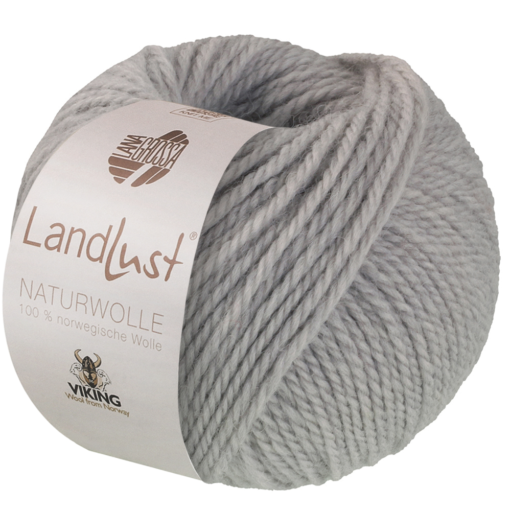 Lana Grossa Landlust Naturwolle 008 Hellgrau