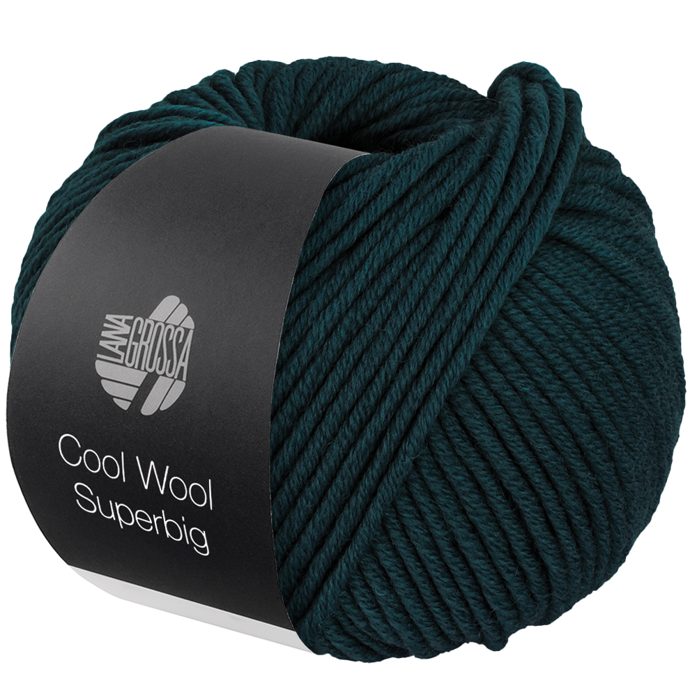 Lana Grossa Cool Wool Superbig 033 dunkles Petrol 50g