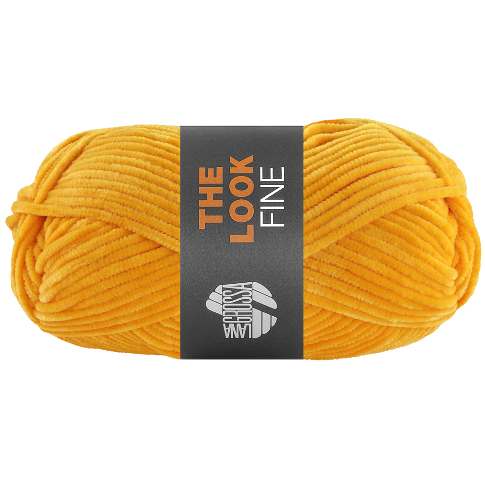 Lana Grossa The Look Fine 104 Gelb 50g