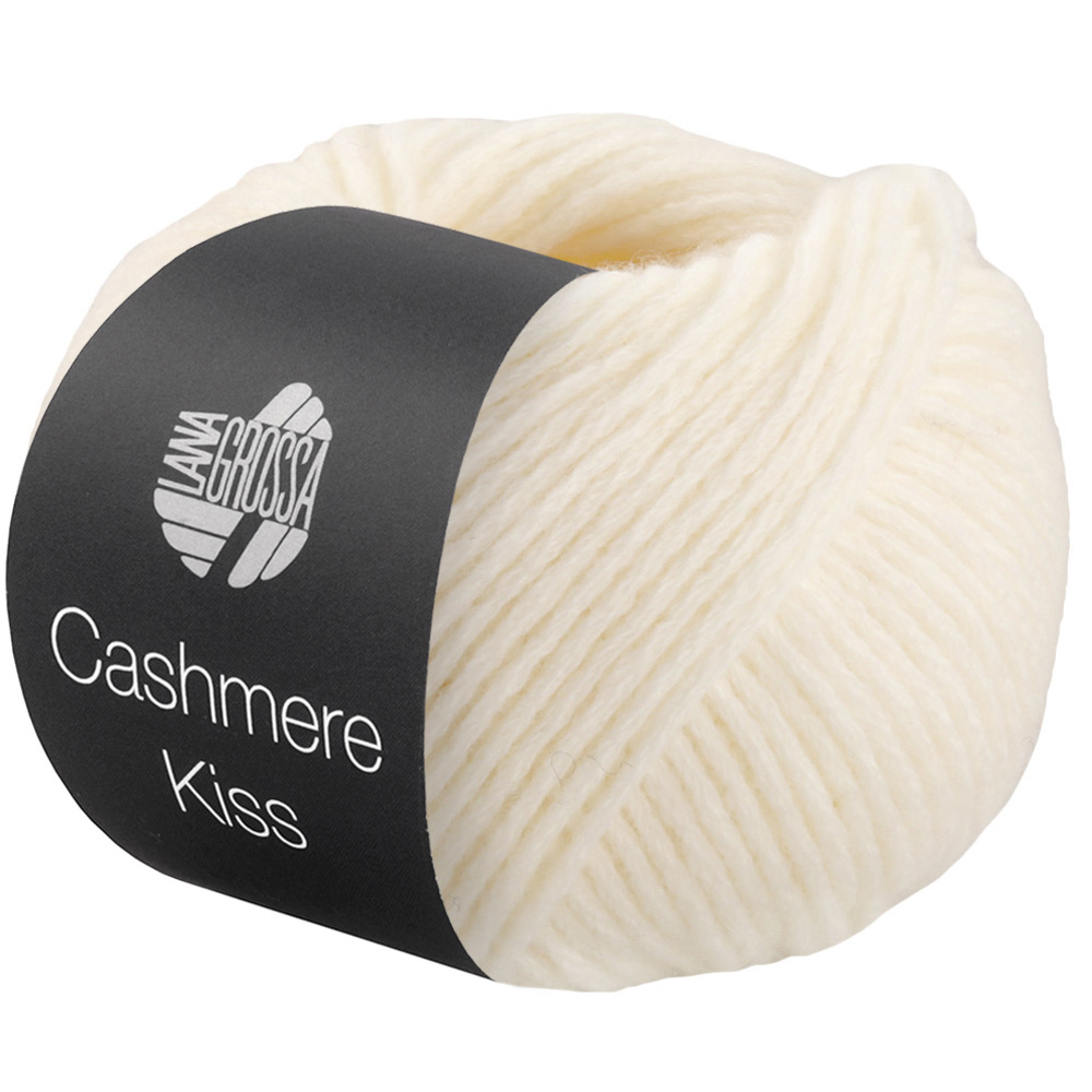 Lana Grossa Cashmere Kiss 109 Weiß 25g