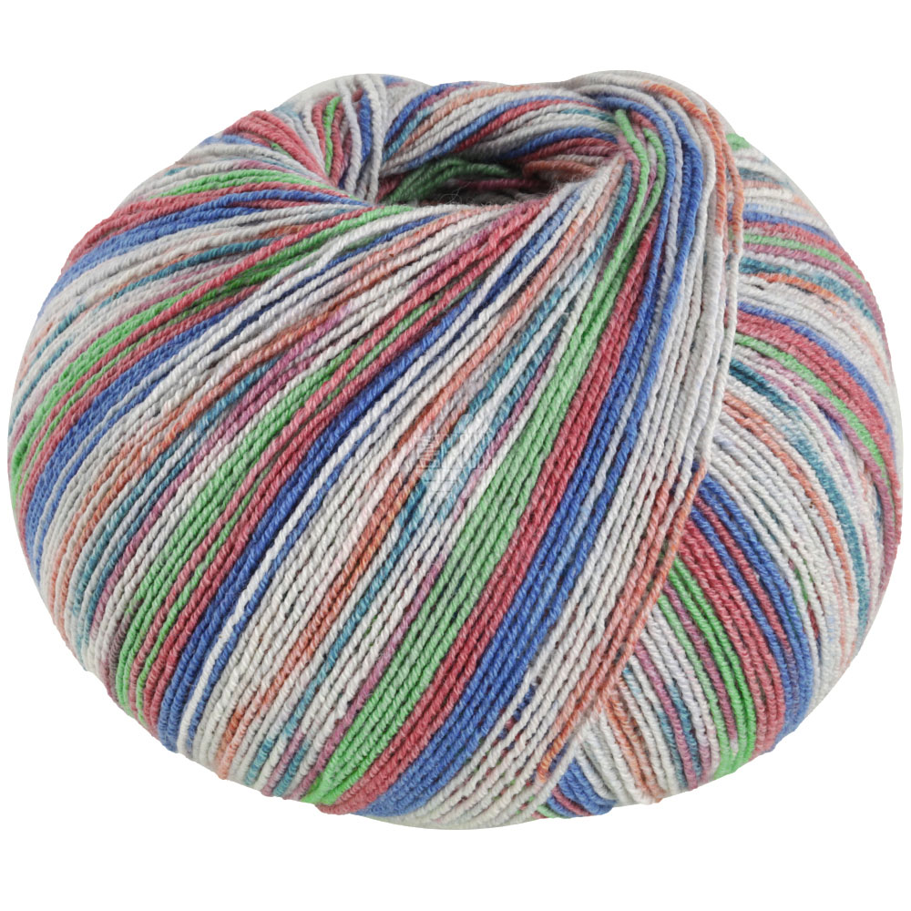 Lana Grossa Meilenweit 100 Cotton Bamboo Amalfi 2378 Zartgrau/Petrol/Fuchsia/Zartgrün/Terrakotta/
Ve