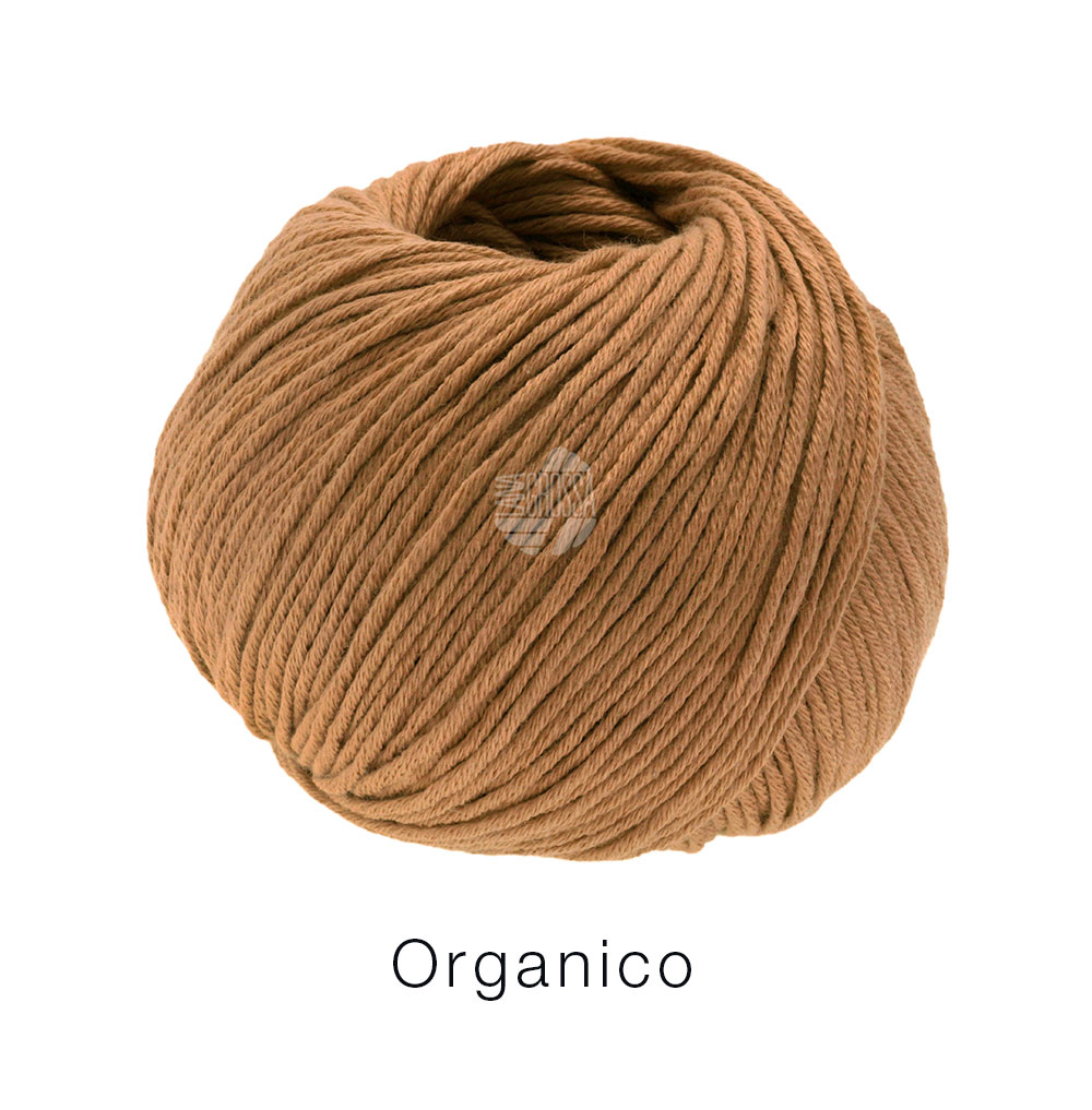 Lana Grossa Organico 133 Zimtbraun 50g