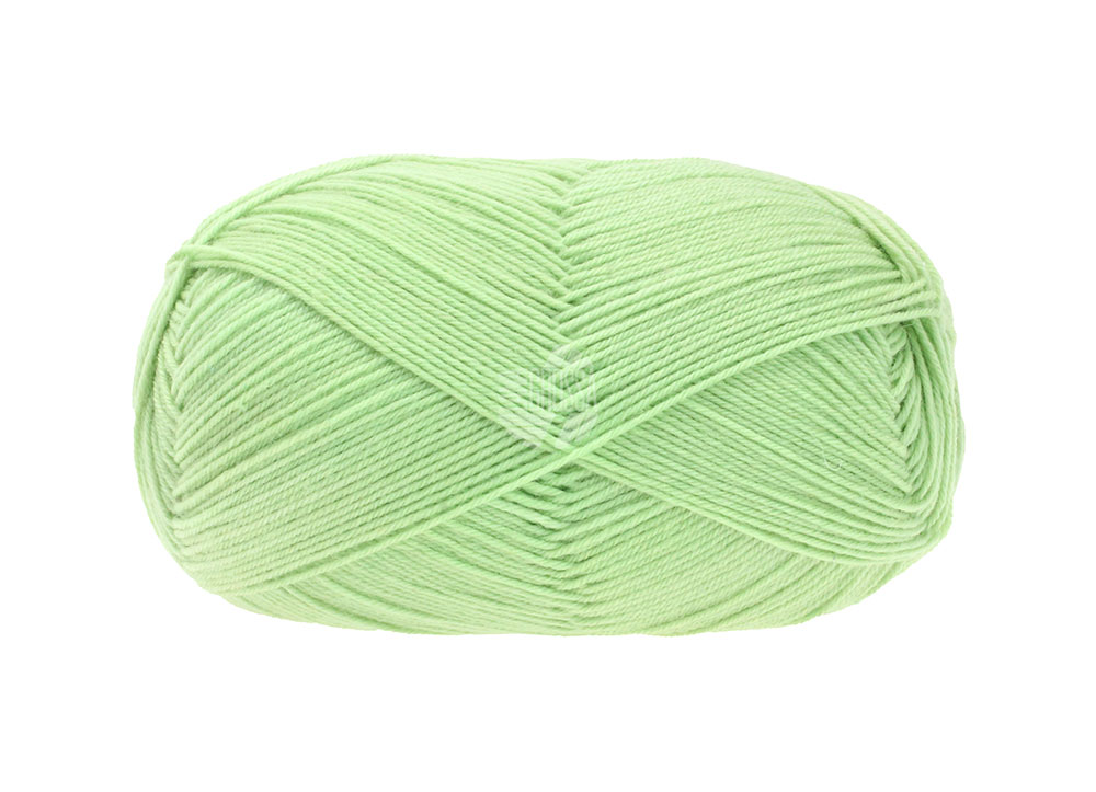 Lana Grossa Meilenweit 100 Merino Extrafein Uni 2427 Lindgrün 100g