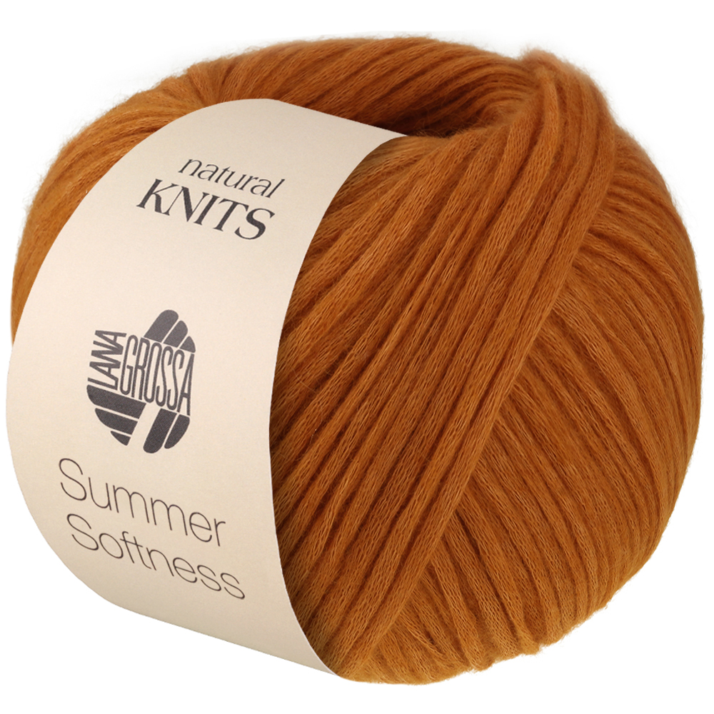 Lana Grossa Summer Softness 022 Braunorange 50g