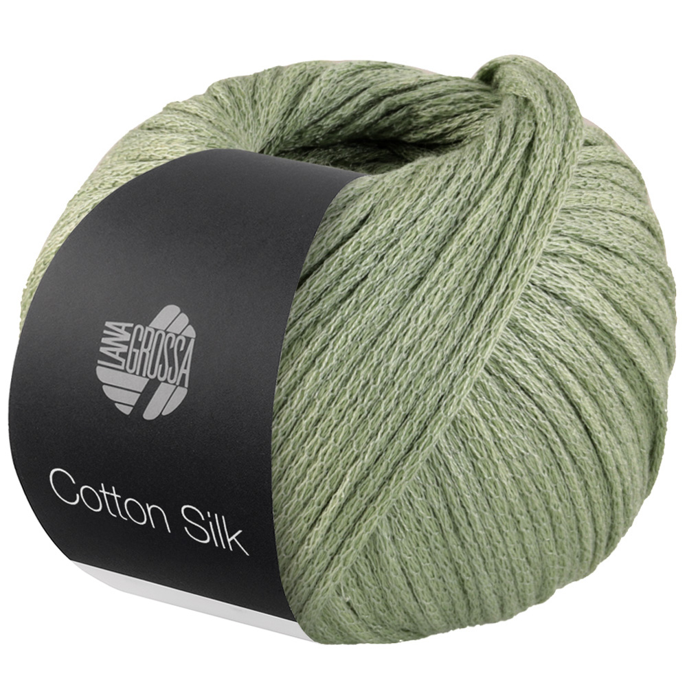 Lana Grossa Cotton Silk 015 Hellgrün 50g