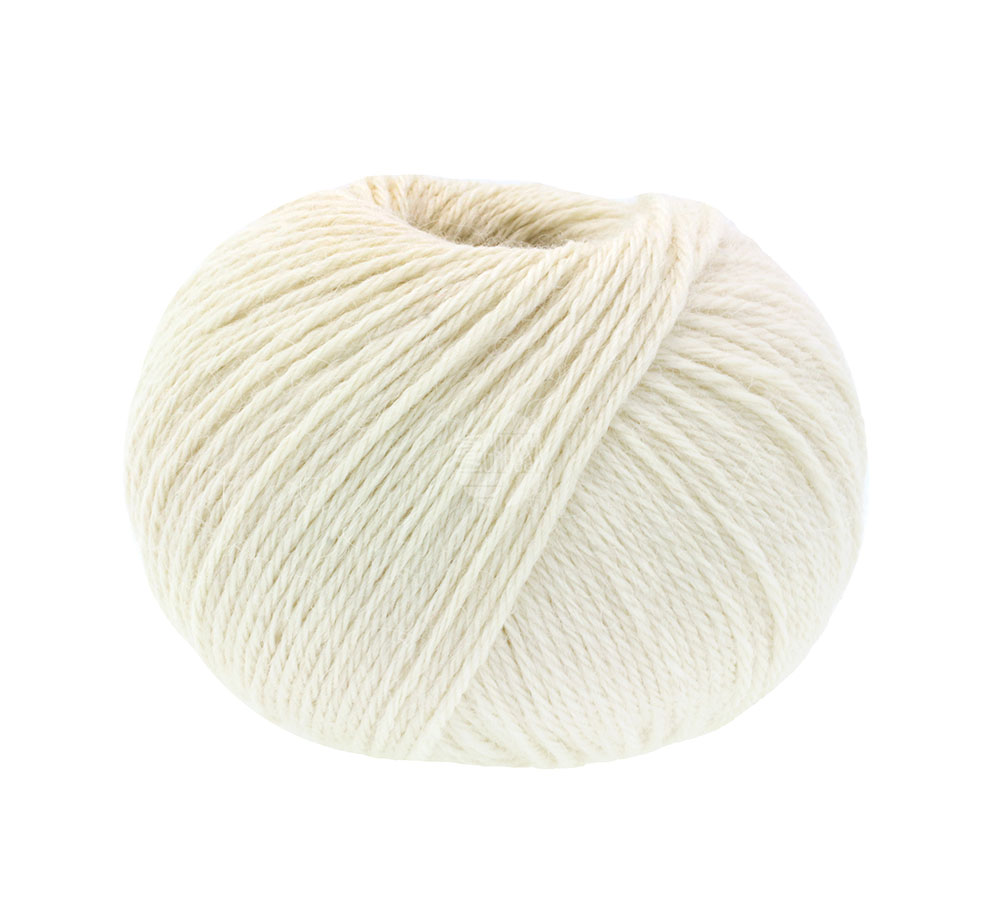 Lana Grossa Natural Alpaca Classico 101 Rohweiß