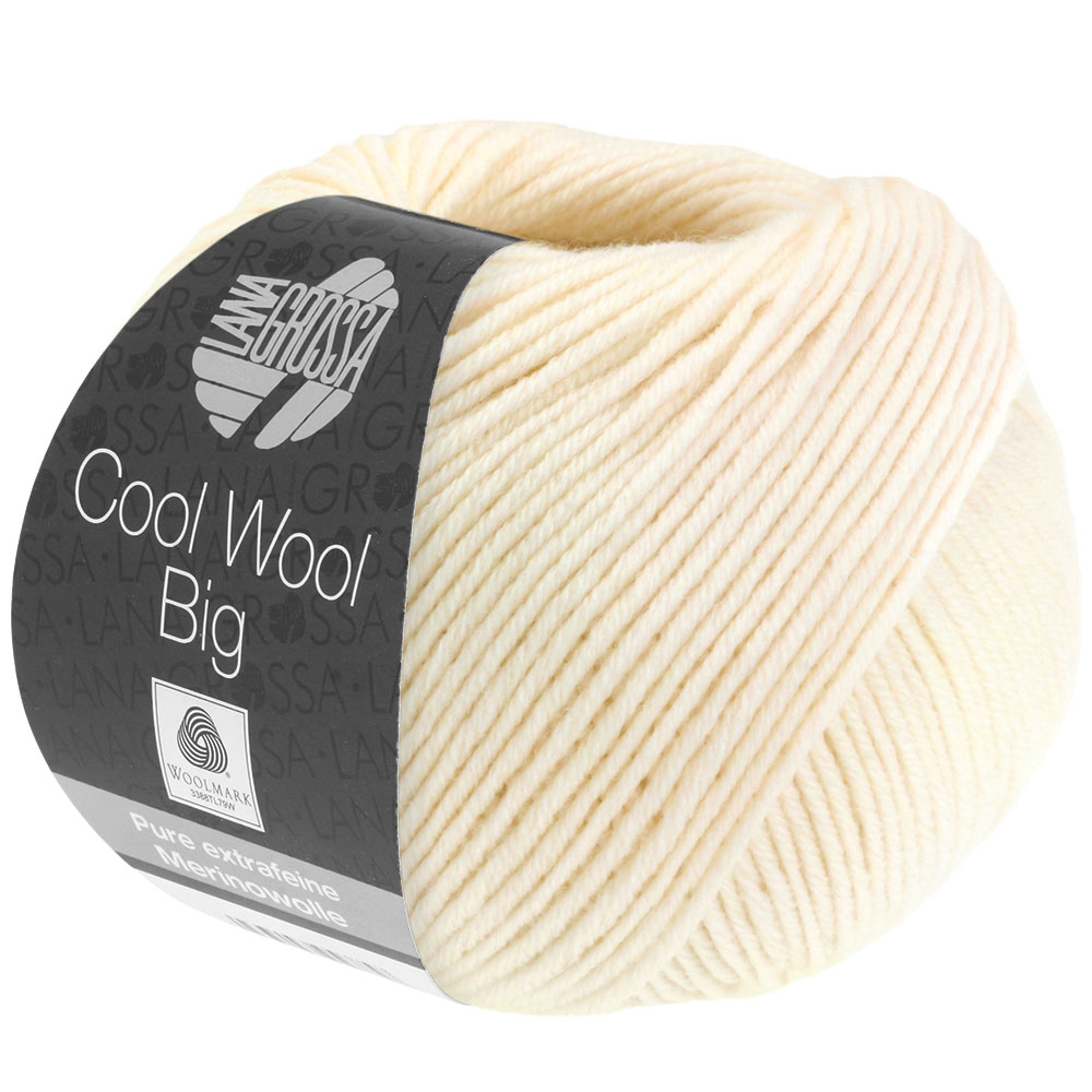 Lana Grossa Cool Wool Big 1008 Creme  50g