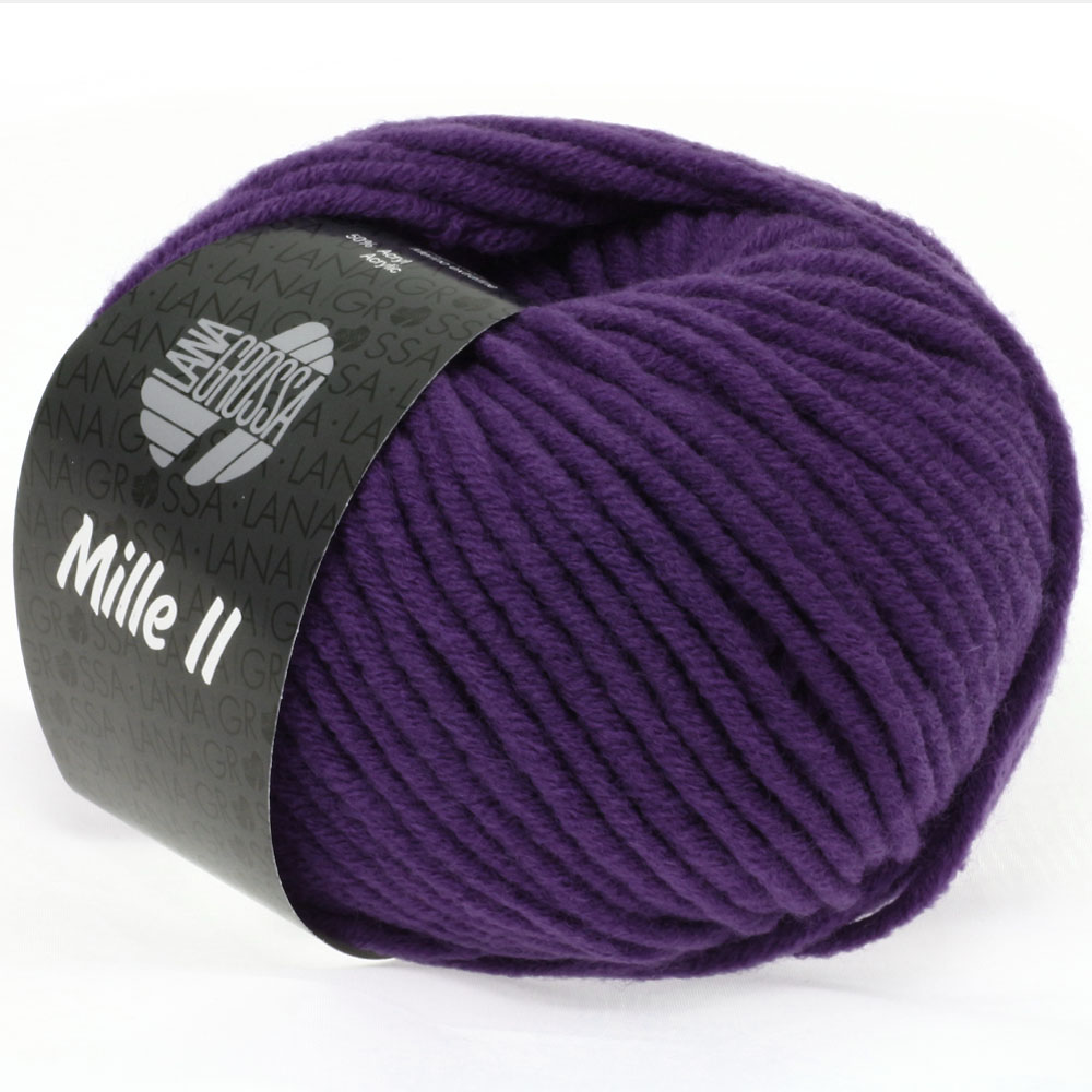 Lana Grossa Mille II 058 Blauviolett