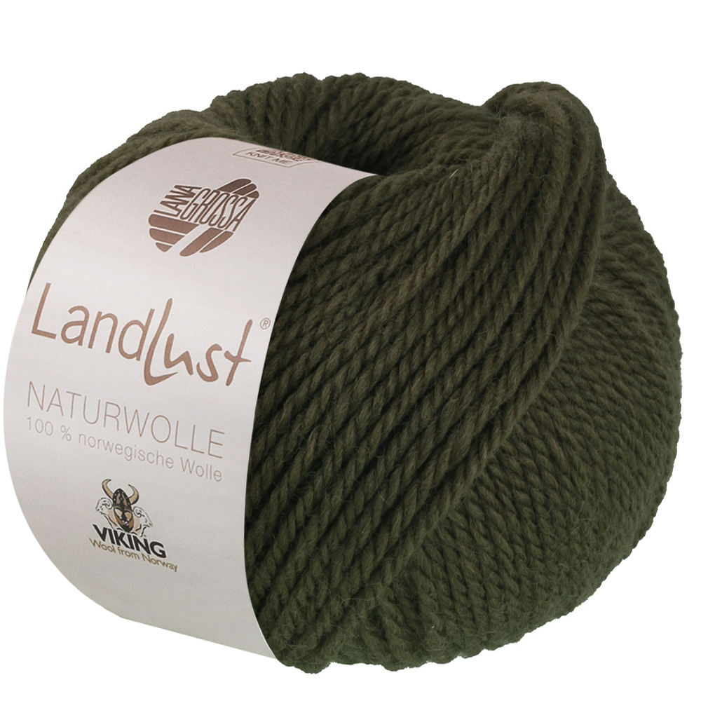 Lana Grossa Landlust Naturwolle 003 Olivgrün
