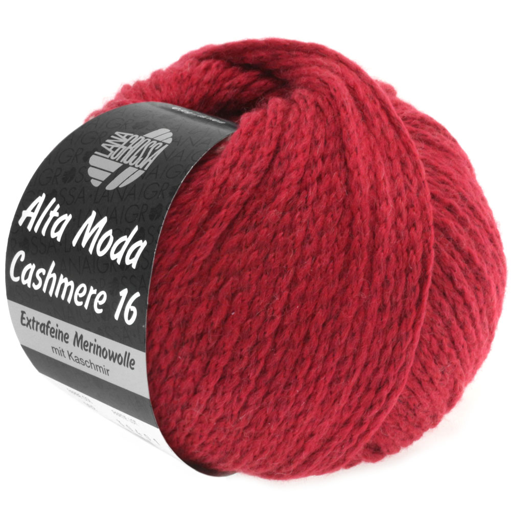 Lana Grossa Alta Moda Cashmere 16  010 Dunkelrot 50g