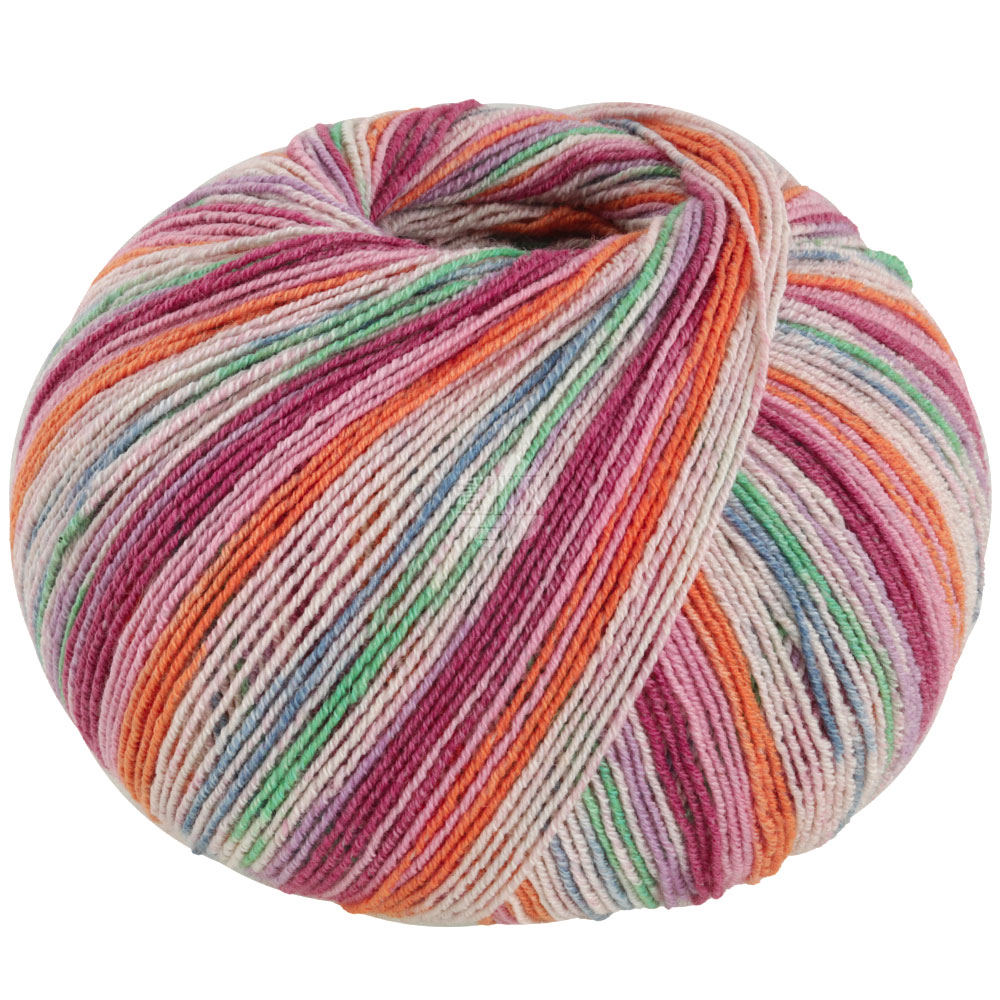 Lana Grossa Meilenweit 100 Cotton Bamboo Amalfi 2375 Zartgrau/Flieder/Beere/Rosa/Hellgrün/Jeans/
Ora