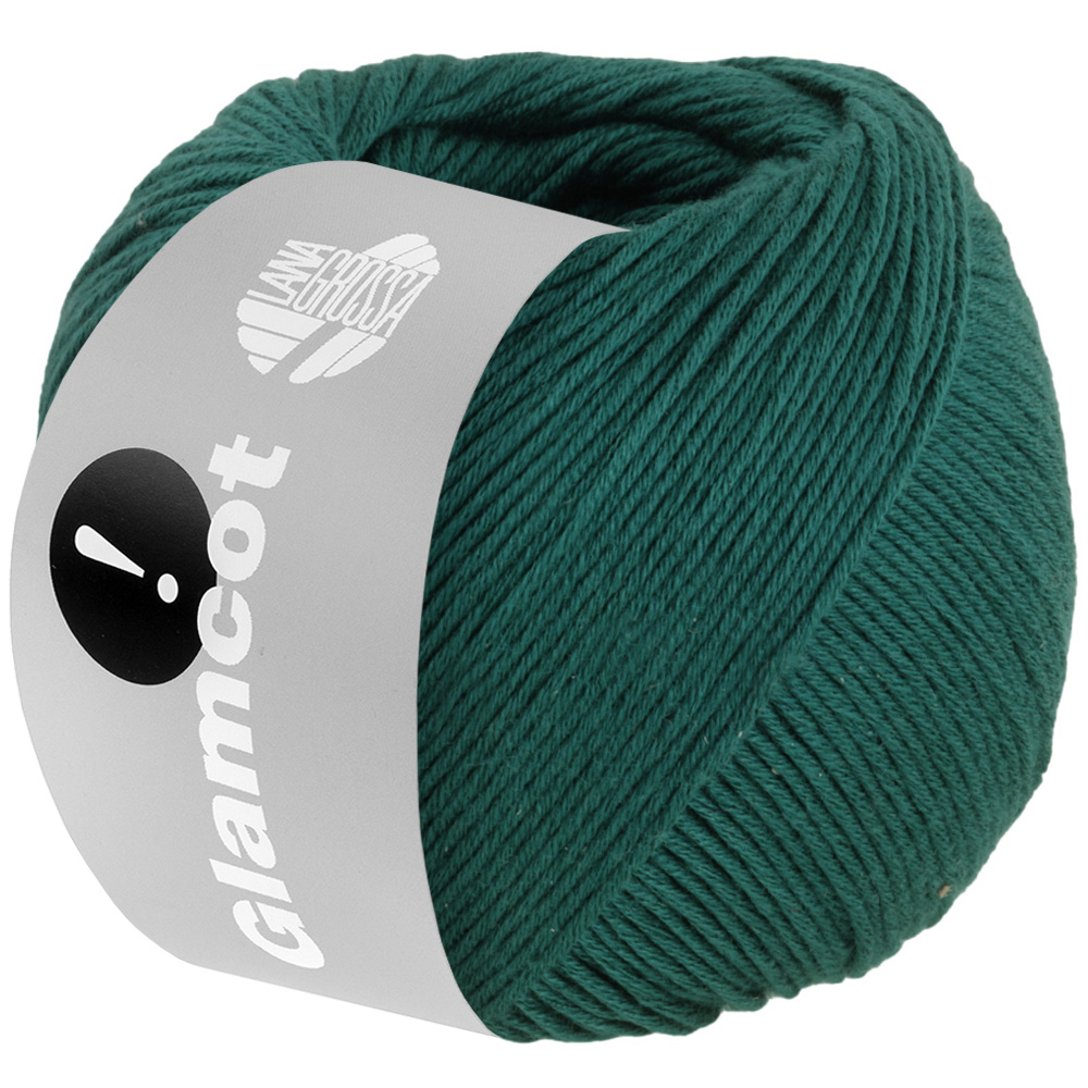 Lana Grossa Glamcot 016 Opalgrün 50g