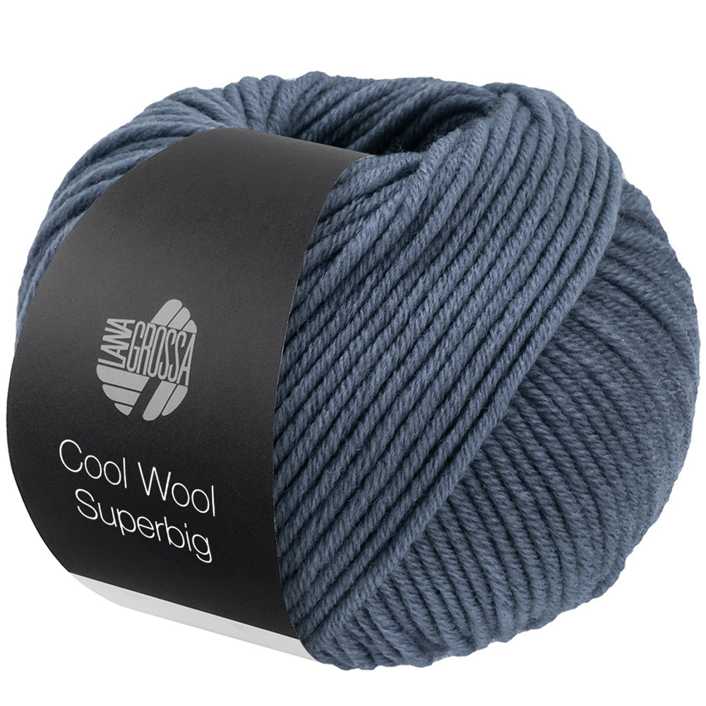 Lana Grossa Cool Wool Superbig 018 Stahlblau 50g
