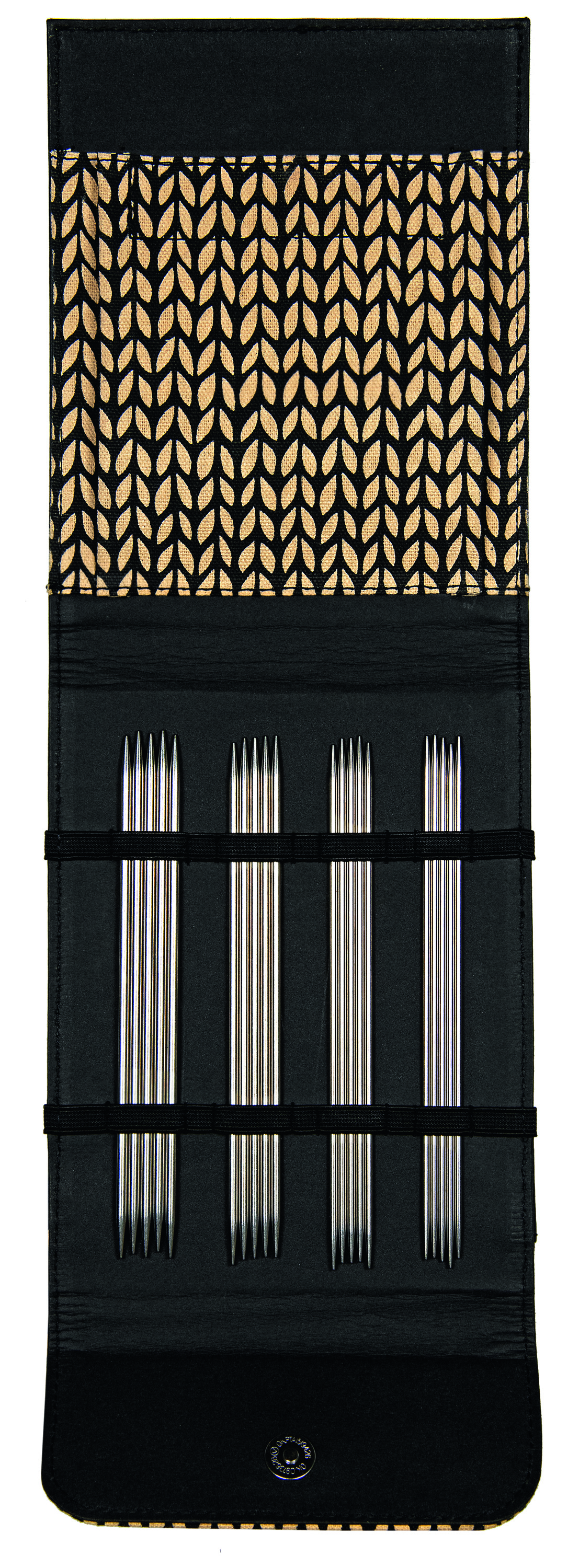 Lana Grossa Strumpfstricknadel-Set Edelstahl Braun - 95049996