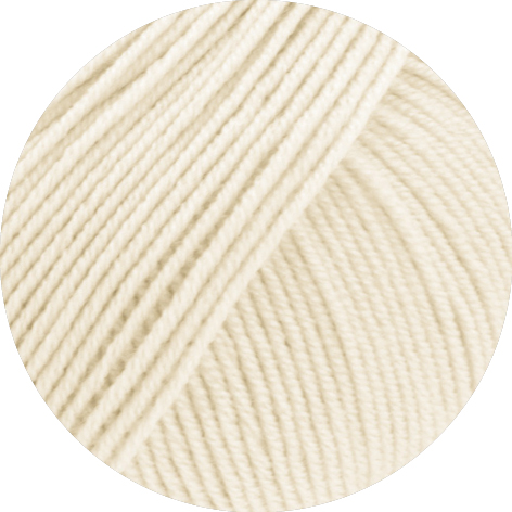 Lana Grossa Cool Wool Seta 001 Weiß 50g