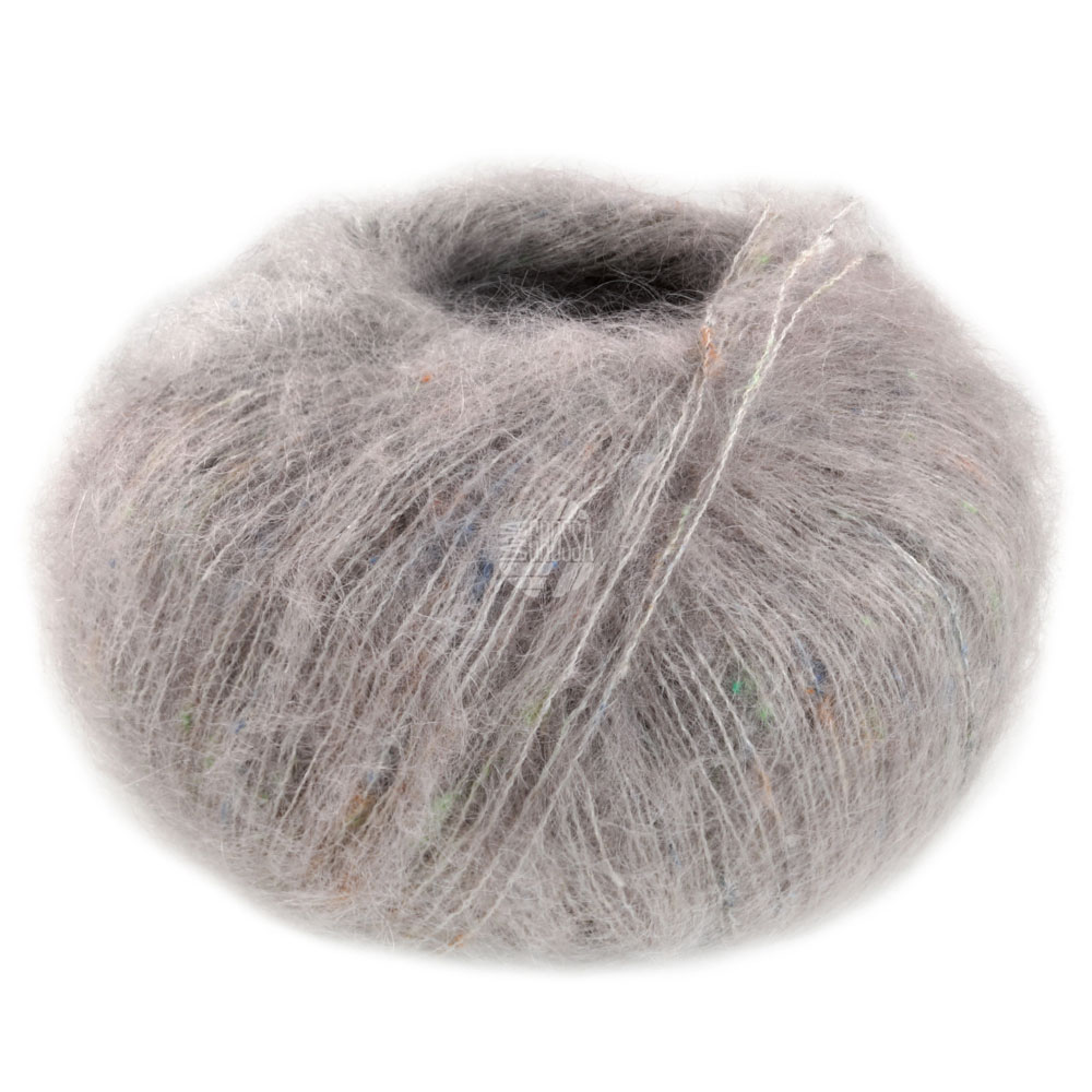 Lana Grossa Natural Superkid Tweed 623 Hellgrau 25g