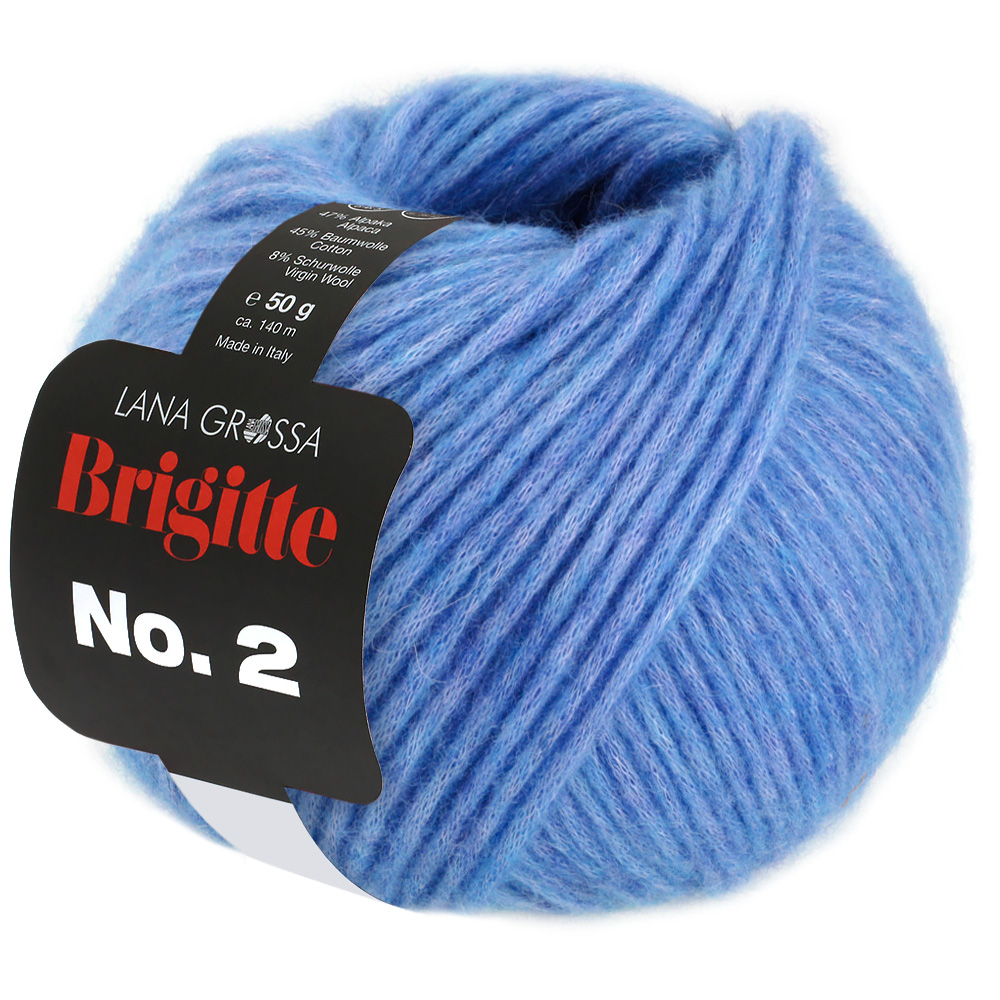 Lana Grossa Brigitte No.2 061 Zartblau 50g