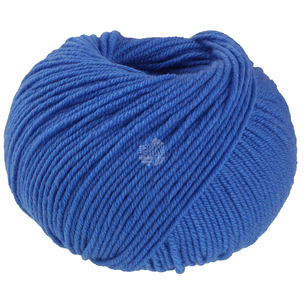 Lana Grossa Merino Soft 007 Blau 50g