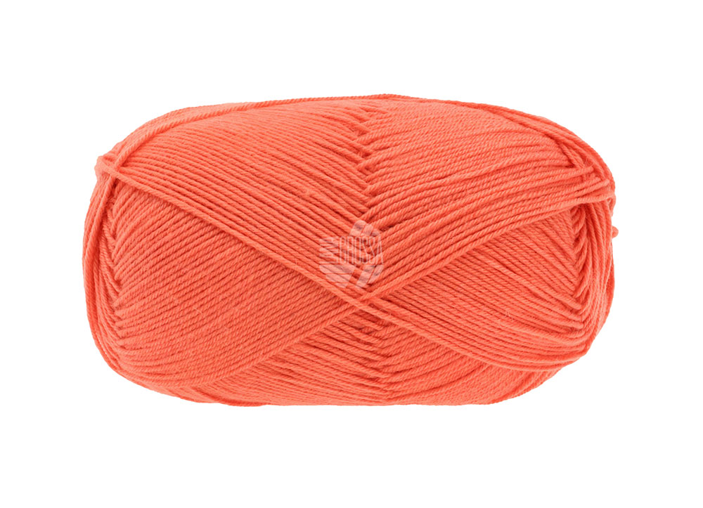 Lana Grossa Meilenweit 100 Merino Extrafein Uni 2424 Lachs 100g