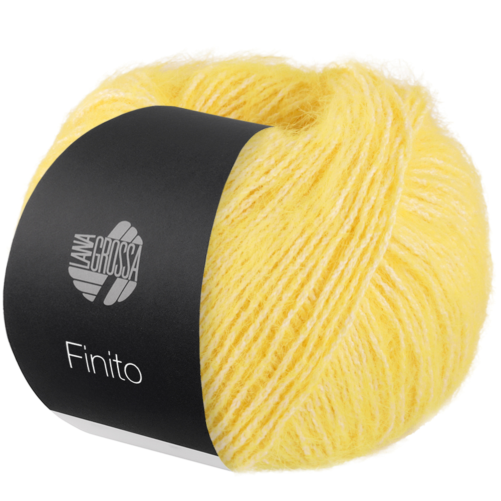 Lana Grossa Finito 007 Gelb/Creme 50g
