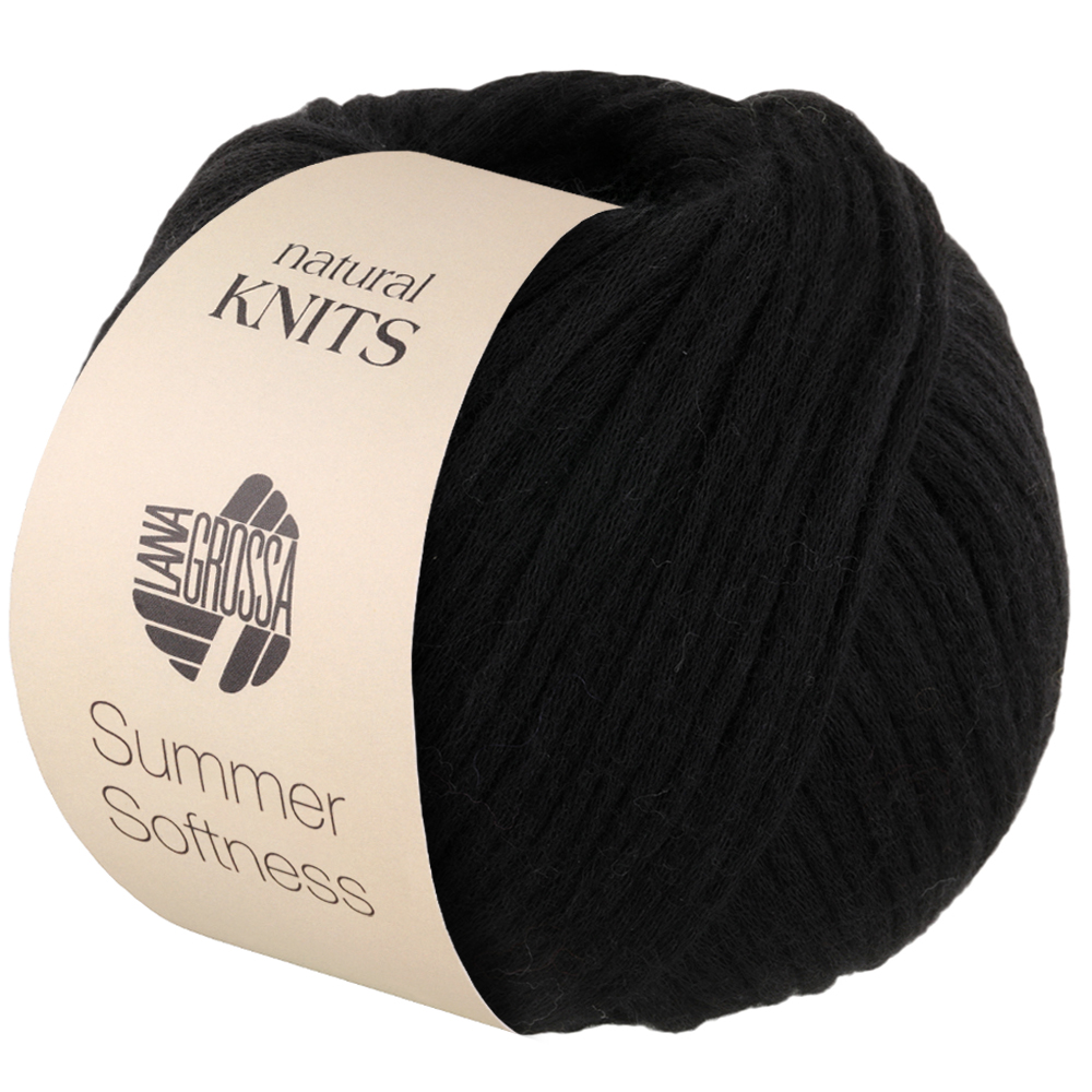 Lana Grossa Summer Softness 020 Schwarz 50g