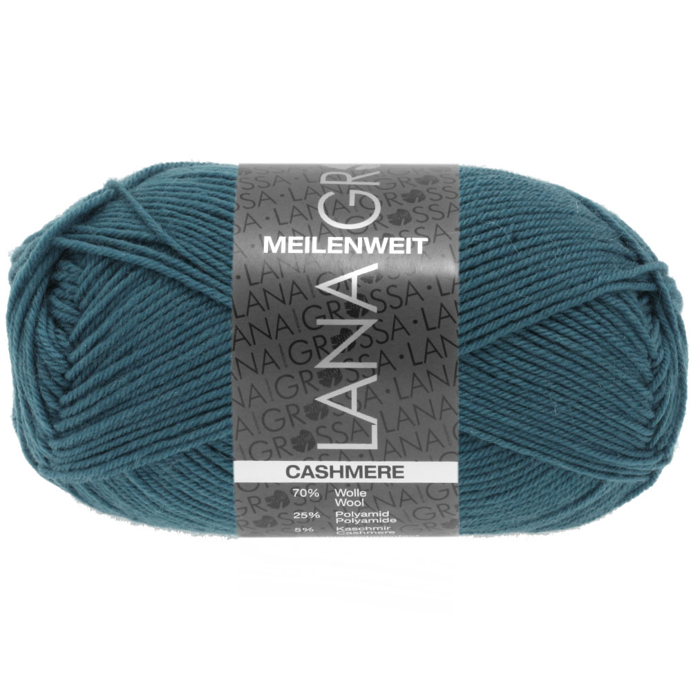 Lana Grossa Meilenweit 50 Cashmere 026 Petrol 50g