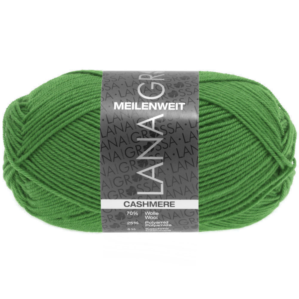 Lana Grossa Meilenweit 50 Cashmere 033 Apfelgrün 50g