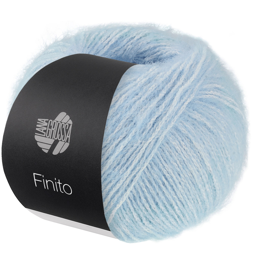 Lana Grossa Finito 021 Hellblau/Creme 50g