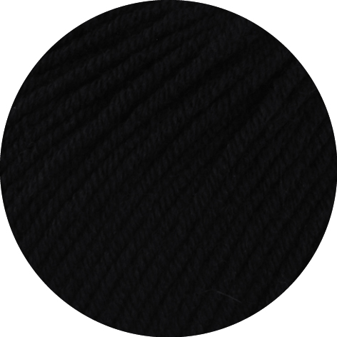 Lana Grossa Merino Soft 020 Schwarz 50g