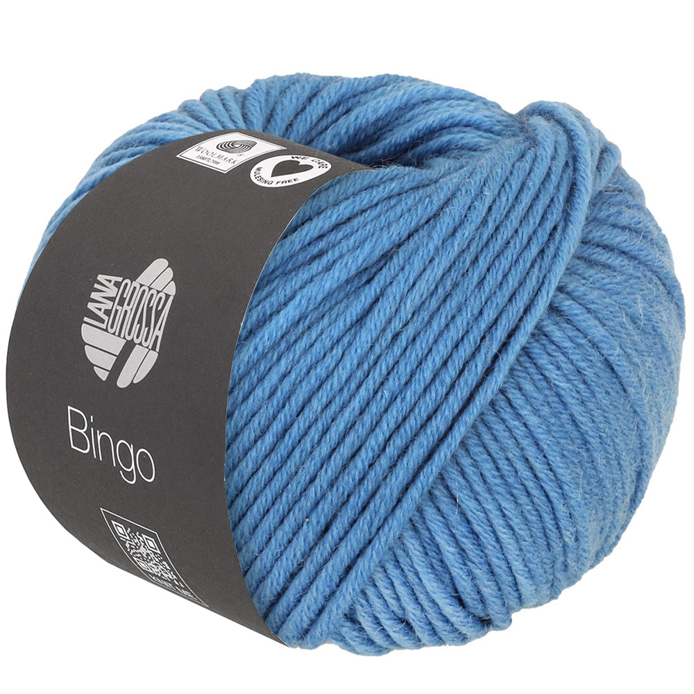 Lana Grossa Bingo 771 Azurblau 50g