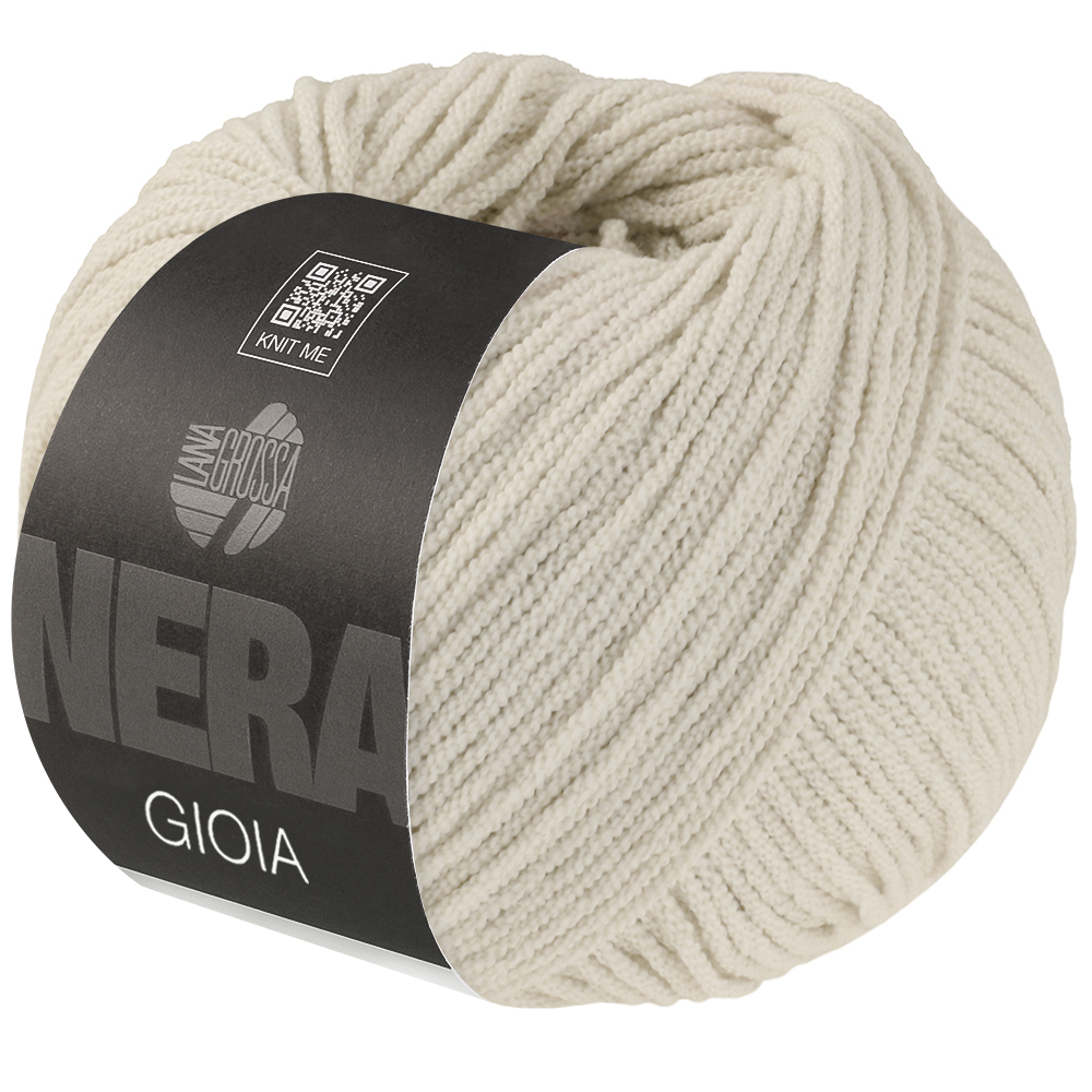 Lana Grossa Gioia 005 Marmorweiß 50g