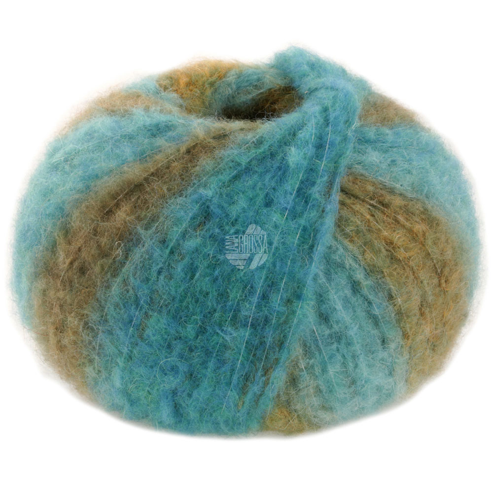 Lana Grossa Gigante 008 Petrol/Seegrün/Olivgrün/Helloliv 100g