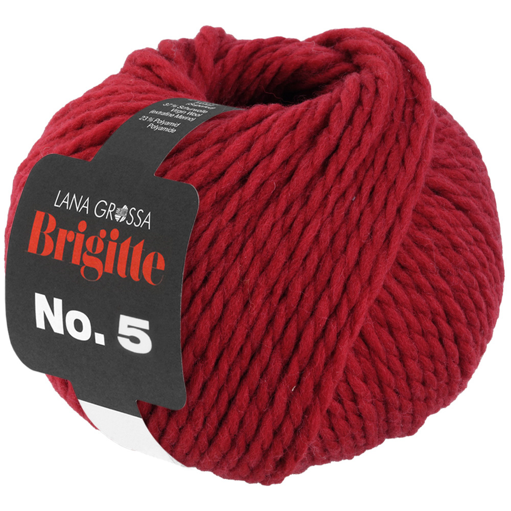Lana Grossa Brigitte No.5 014 Blutrot 50g