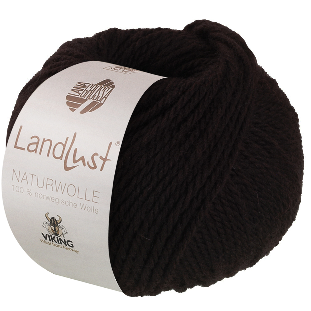 Lana Grossa Landlust Naturwolle 012 Schwarzbraun