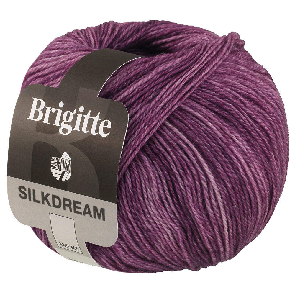 Lana Grossa Brigitte Silkdream 010 Rotviolett 50g