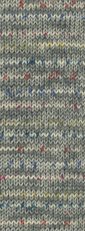 Lana Grossa Meilenweit 8-Fach 150 9952 Stella Natur/Grau/Blau/Rot/Gelb