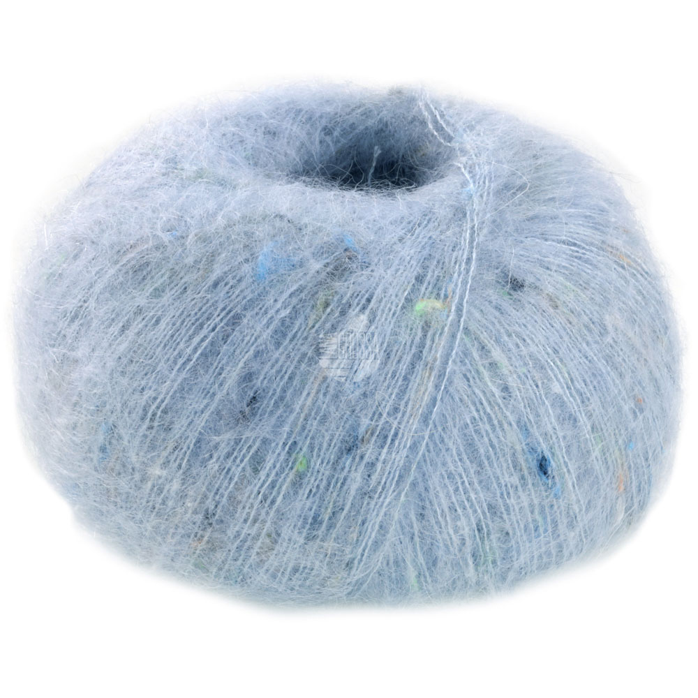 Lana Grossa Natural Superkid Tweed 618 Hellblau 25g