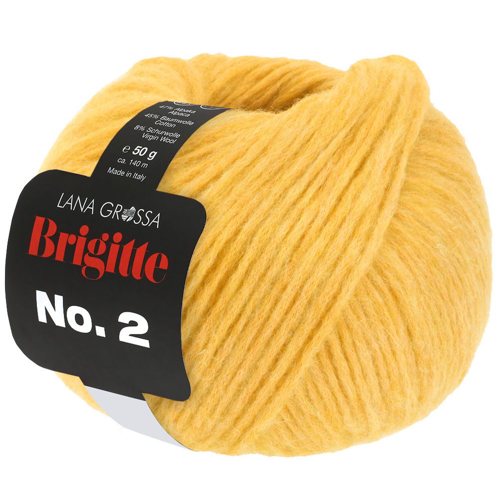 Lana Grossa Brigitte No.2 057 Hellgelb 50g
