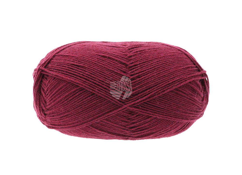 Lana Grossa Meilenweit 100 Merino Extrafein Uni 2412 Burgund 100g