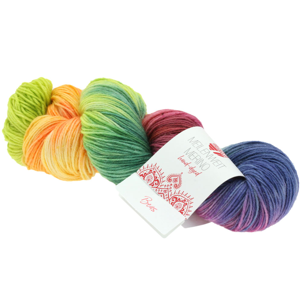 Lana Grossa Meilenweit 100 Merino Hand-Dyed 409 Beas 100g