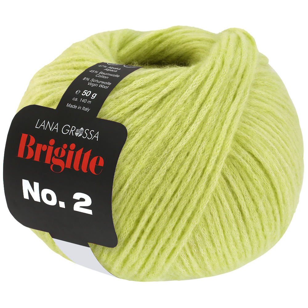Lana Grossa Brigitte No.2 058 Zartgrün 50g
