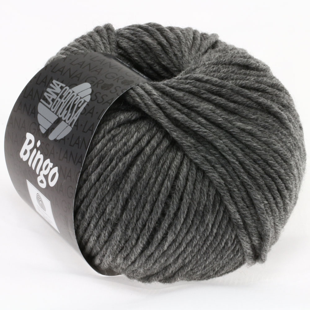 Lana Grossa Bingo 120  Dunkelgrau meliert 50g