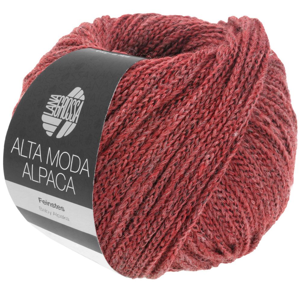 Lana Grossa Alta Moda Alpaca 090 Dunkles Graurot