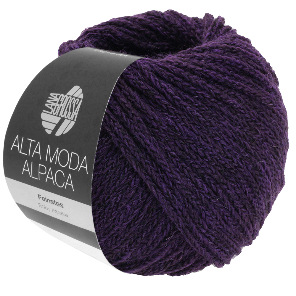 Lana Grossa Alta Moda Alpaca 075 Aubergine 50g