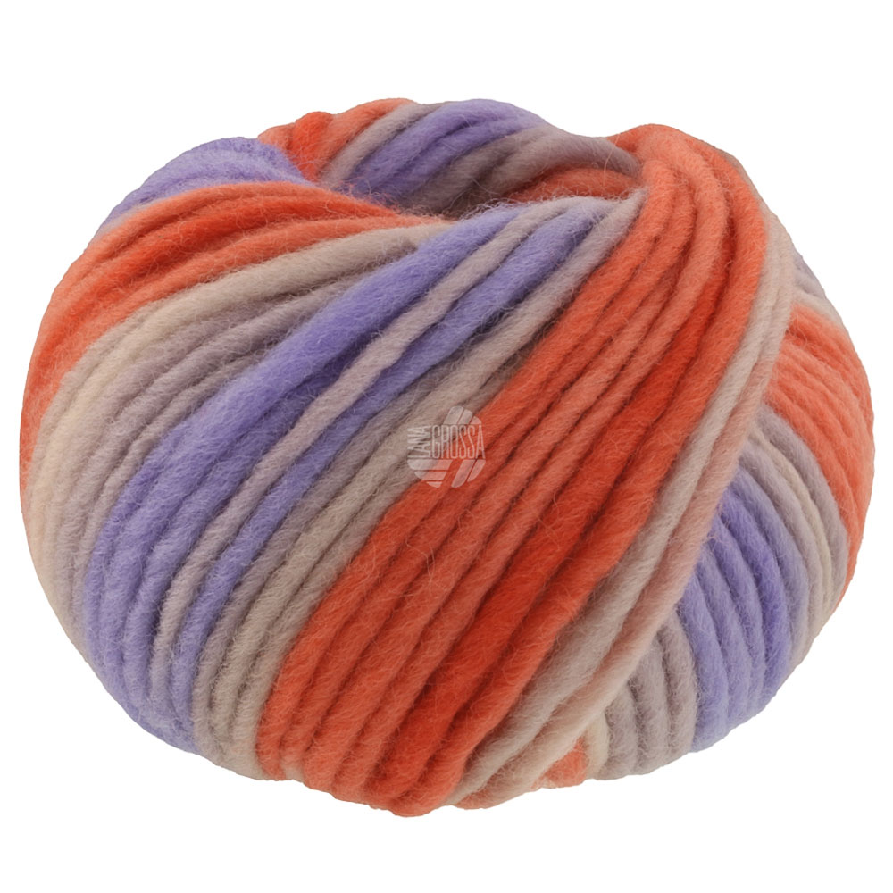 Lana Grossa Feltro Print 1310 Rost/Rosabeige/Blaulila