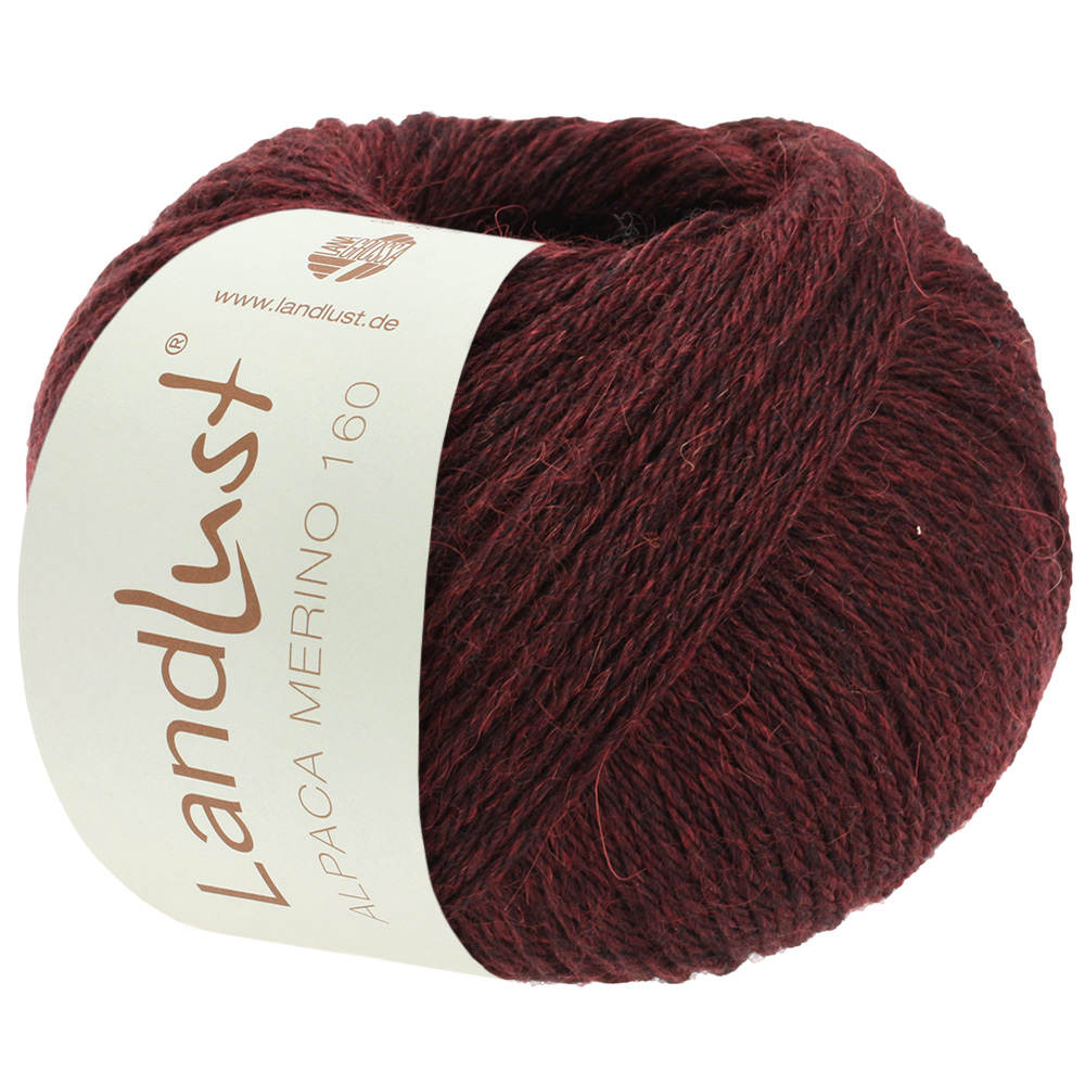 Lana Grossa Landlust Alpaka Merino 160 415 Burgund 