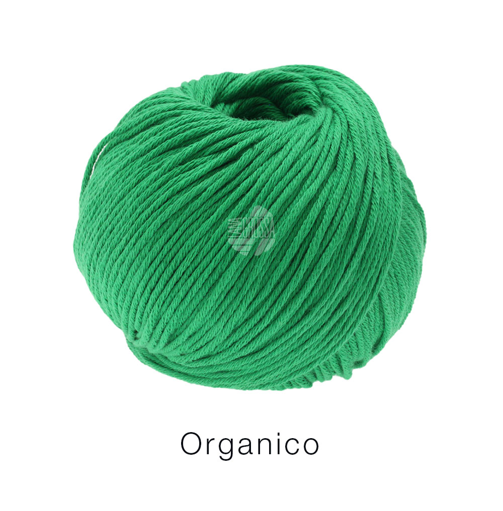 Lana Grossa Organico 129 Grün 50g