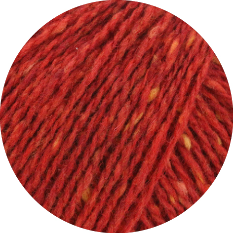 Lana Grossa Landlust Soft Tweed 180 111 Rot meliert 50g