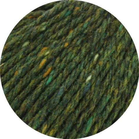 Lana Grossa Landlust Soft Tweed 90 007 Dunkelgrün meliert 50g